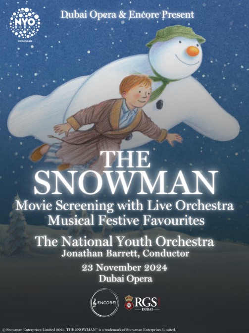 The Snowman Festive Concert with National Youth Orchestra